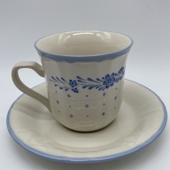 Renaissance 290 Arcadia Blue Cup and Saucer Japan Vintage - Picture 7 of 9